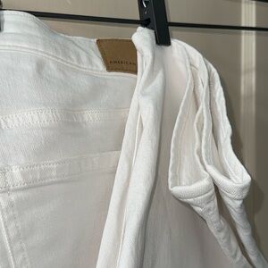 American Apparel White Denim Jeans